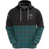 Shaw Ancient Clan Half Of Tartan Hoodie